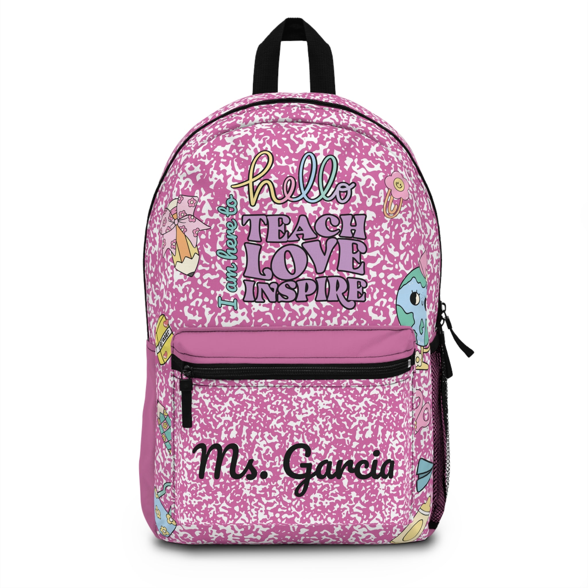 Teach Love Inspire - Pink Backpack