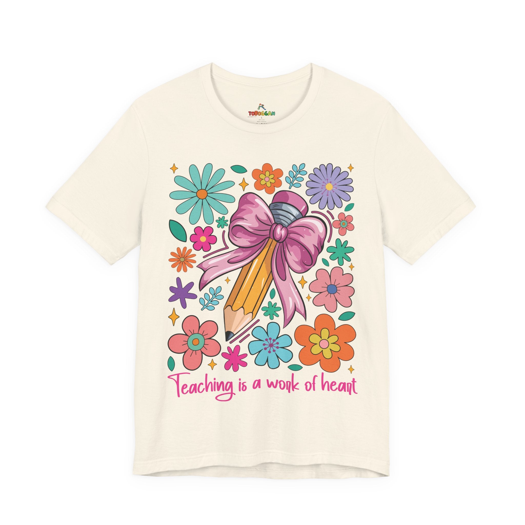 Teaching Is A Work Of Heart - T-Shirt