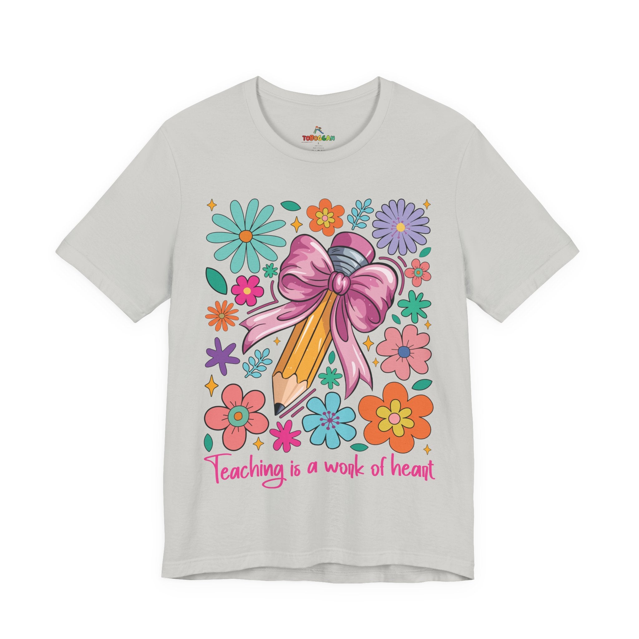 Teaching Is A Work Of Heart - T-Shirt