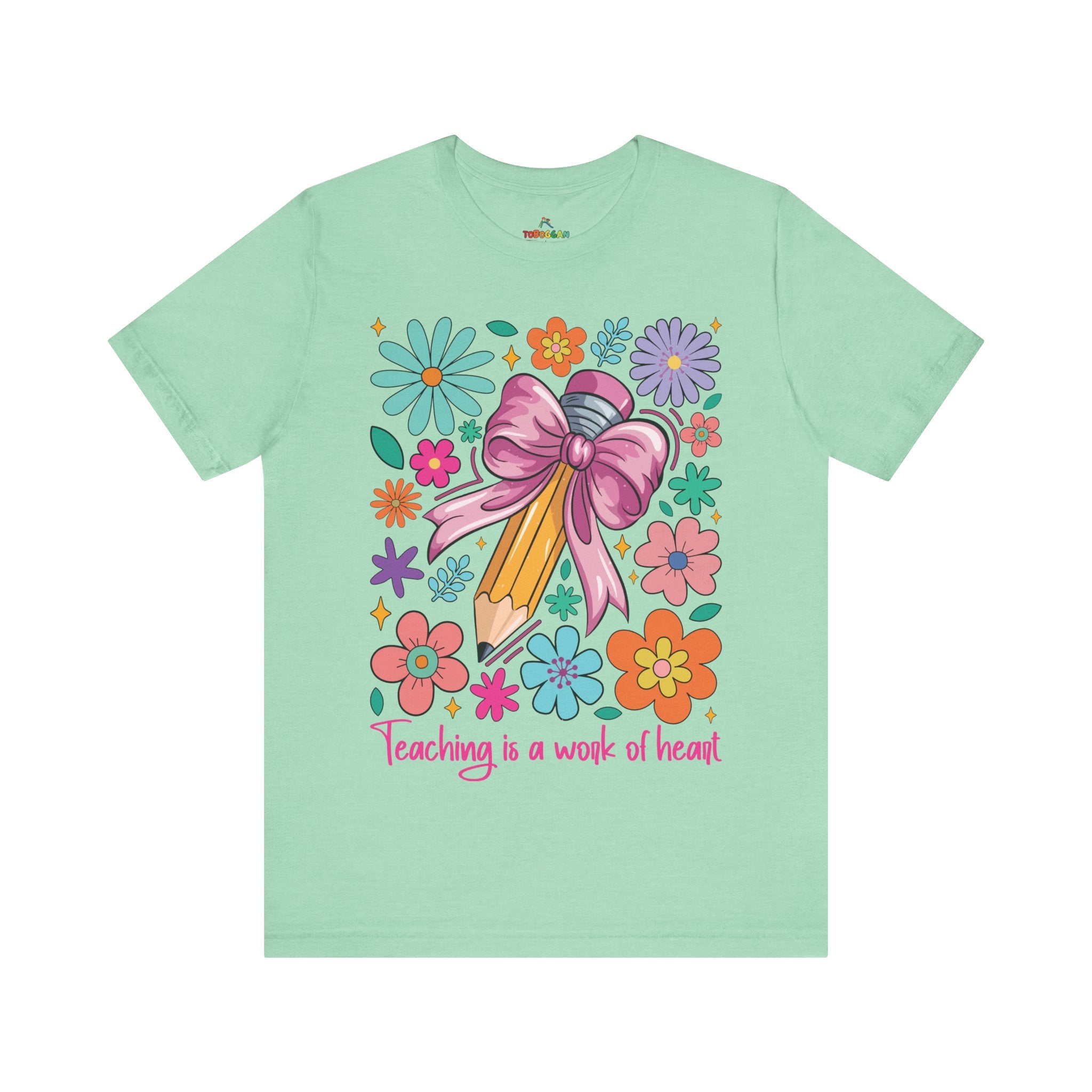 Teaching Is A Work Of Heart - T-Shirt