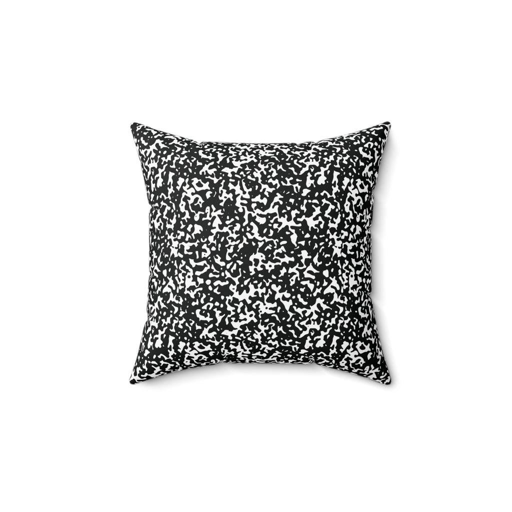 Black Composition Notebook - Decor Pillow