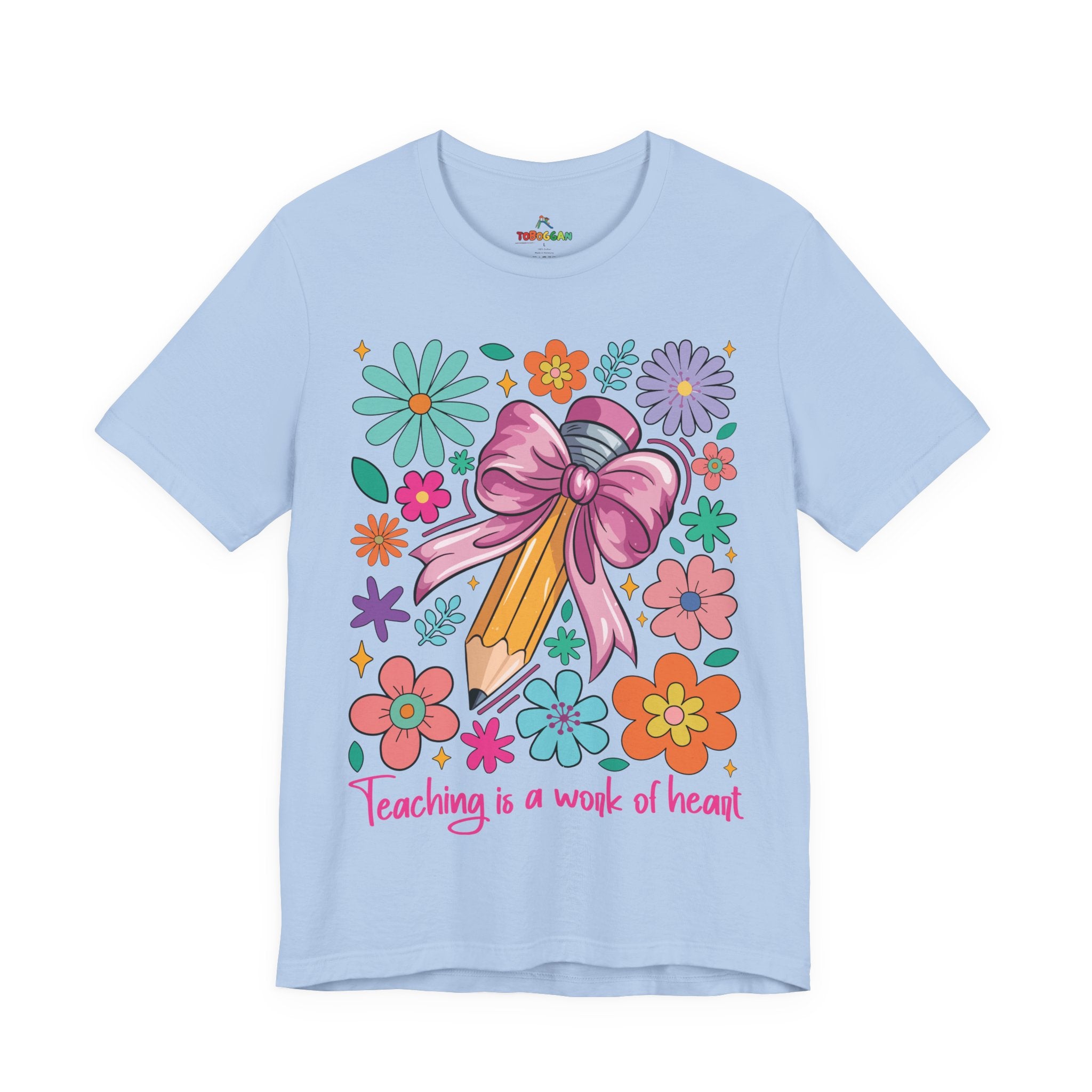 Teaching Is A Work Of Heart - T-Shirt