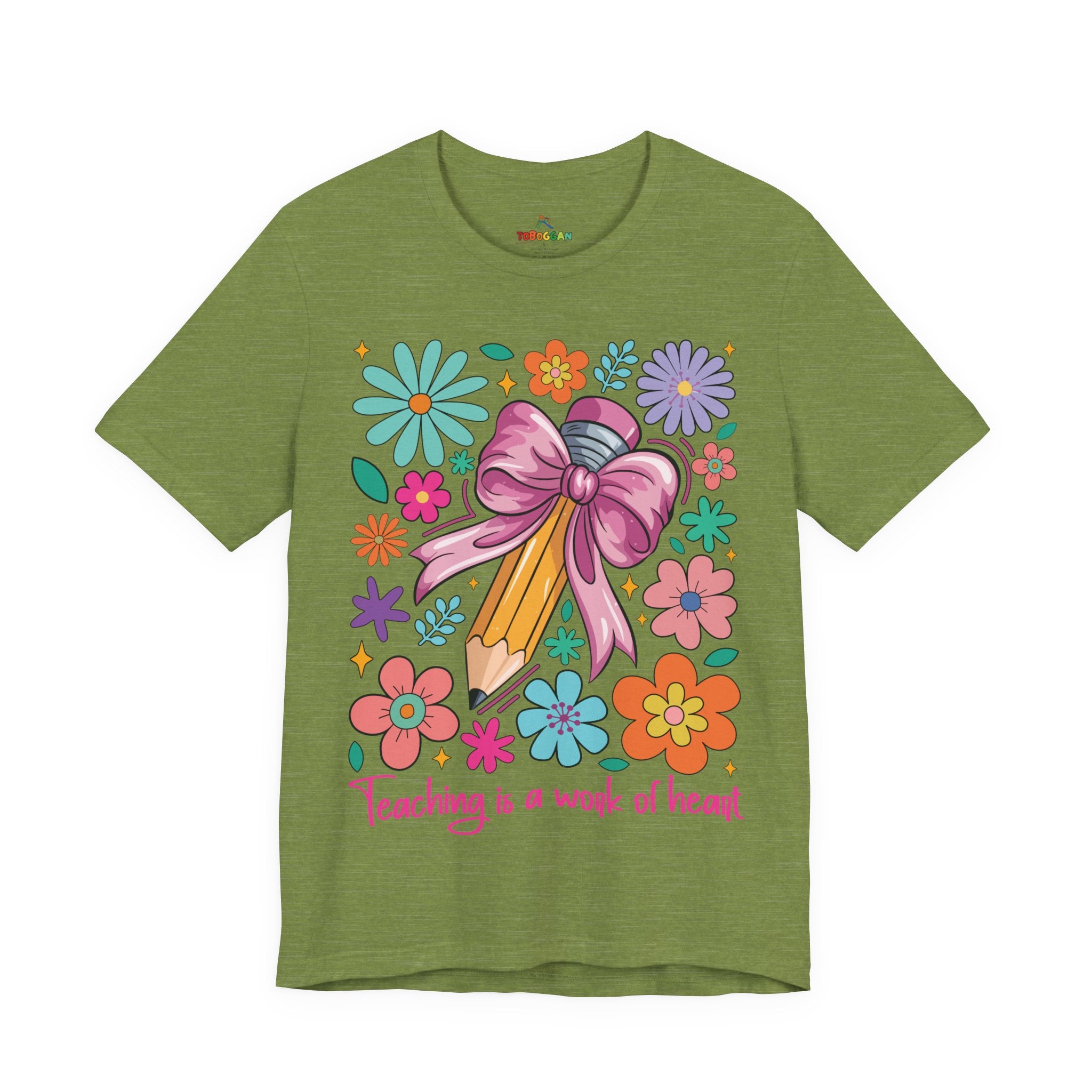 Teaching Is A Work Of Heart - T-Shirt
