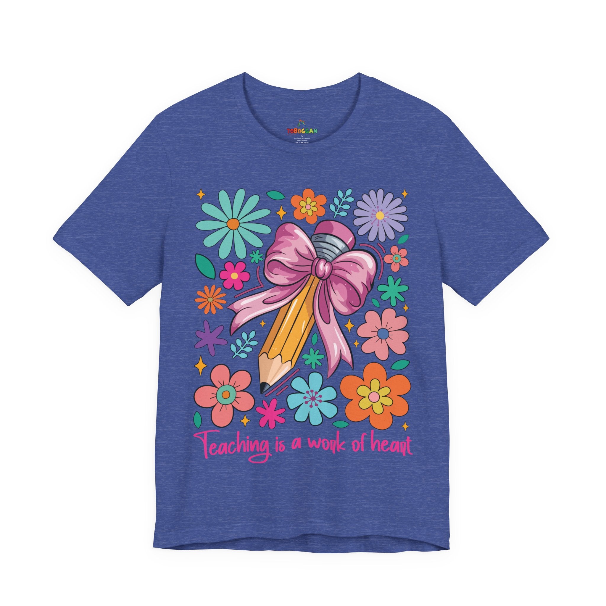 Teaching Is A Work Of Heart - T-Shirt