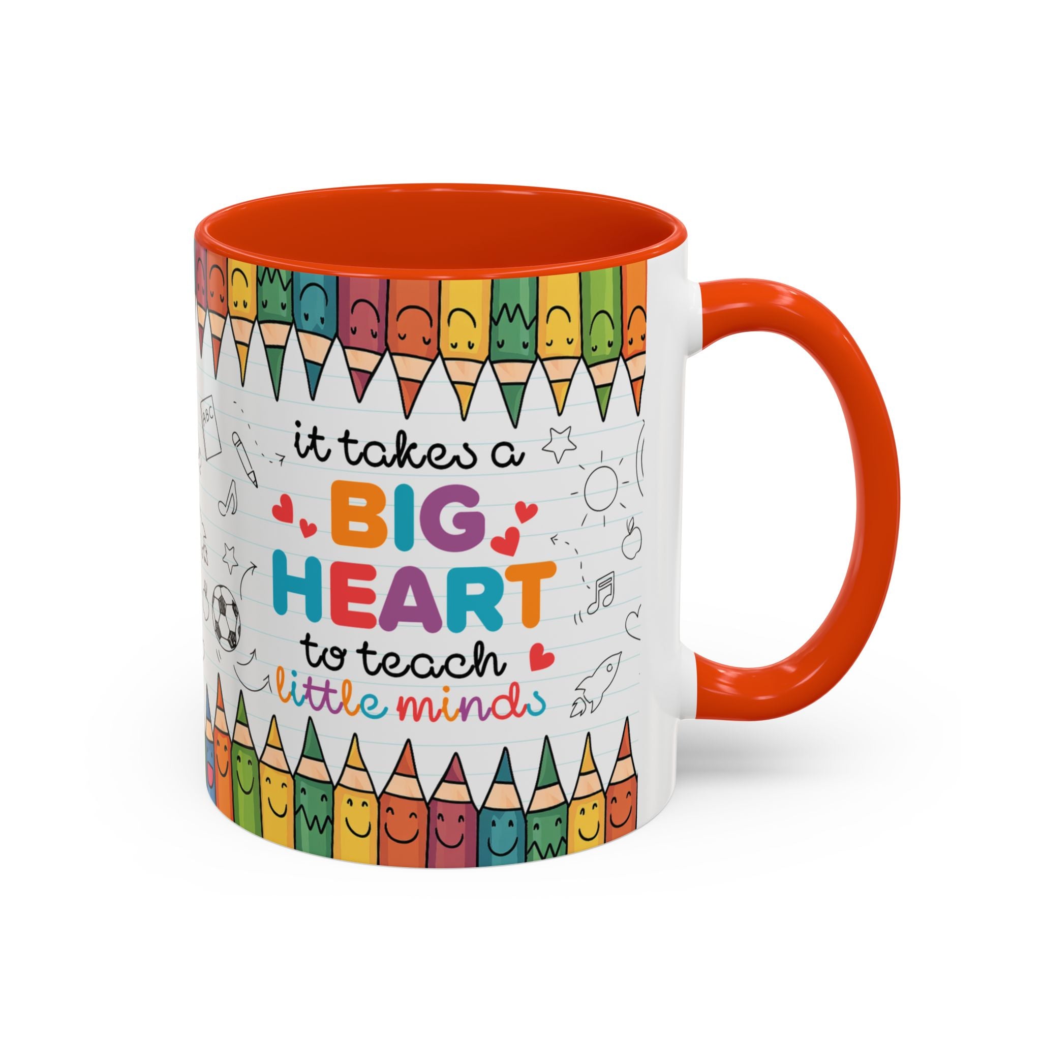It Takes a Big Heart Teacher - Mug