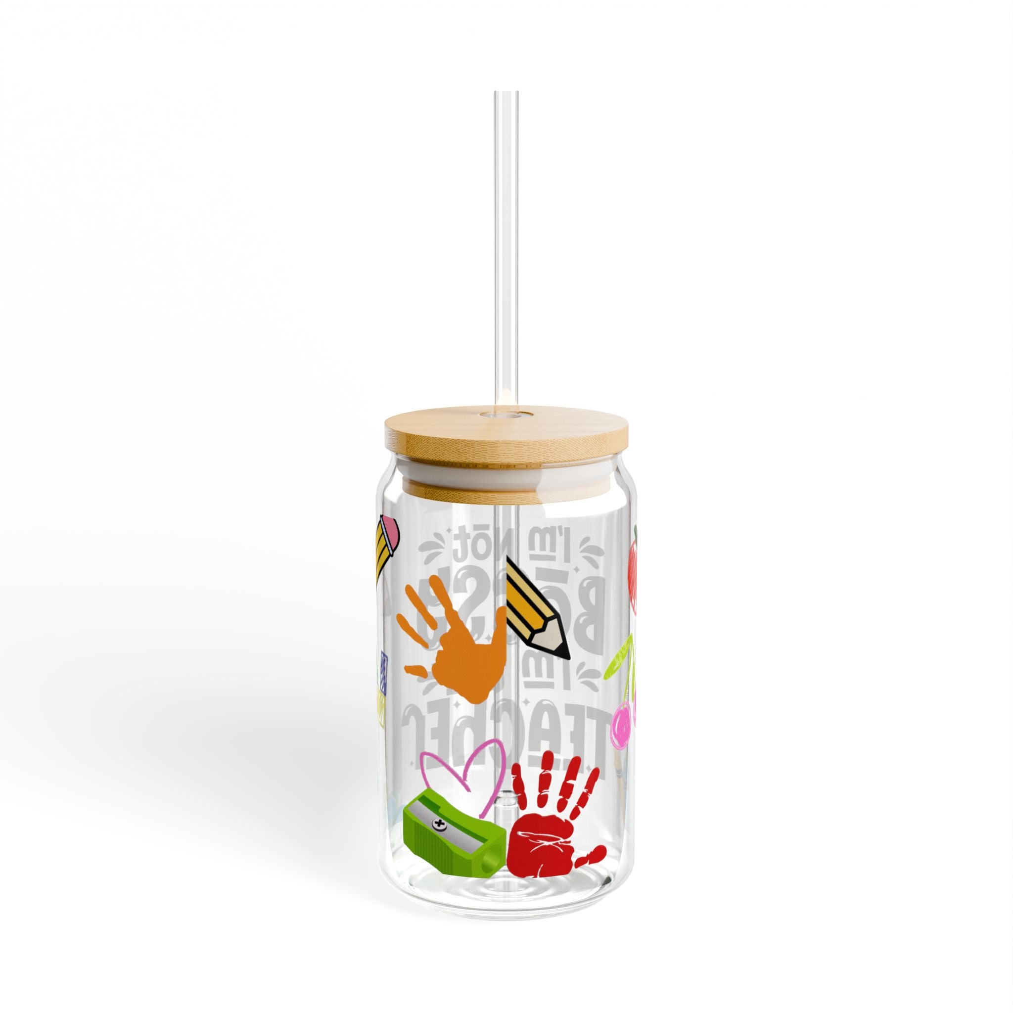Not Bossy, I AM The Teacher -  Glass Tumbler