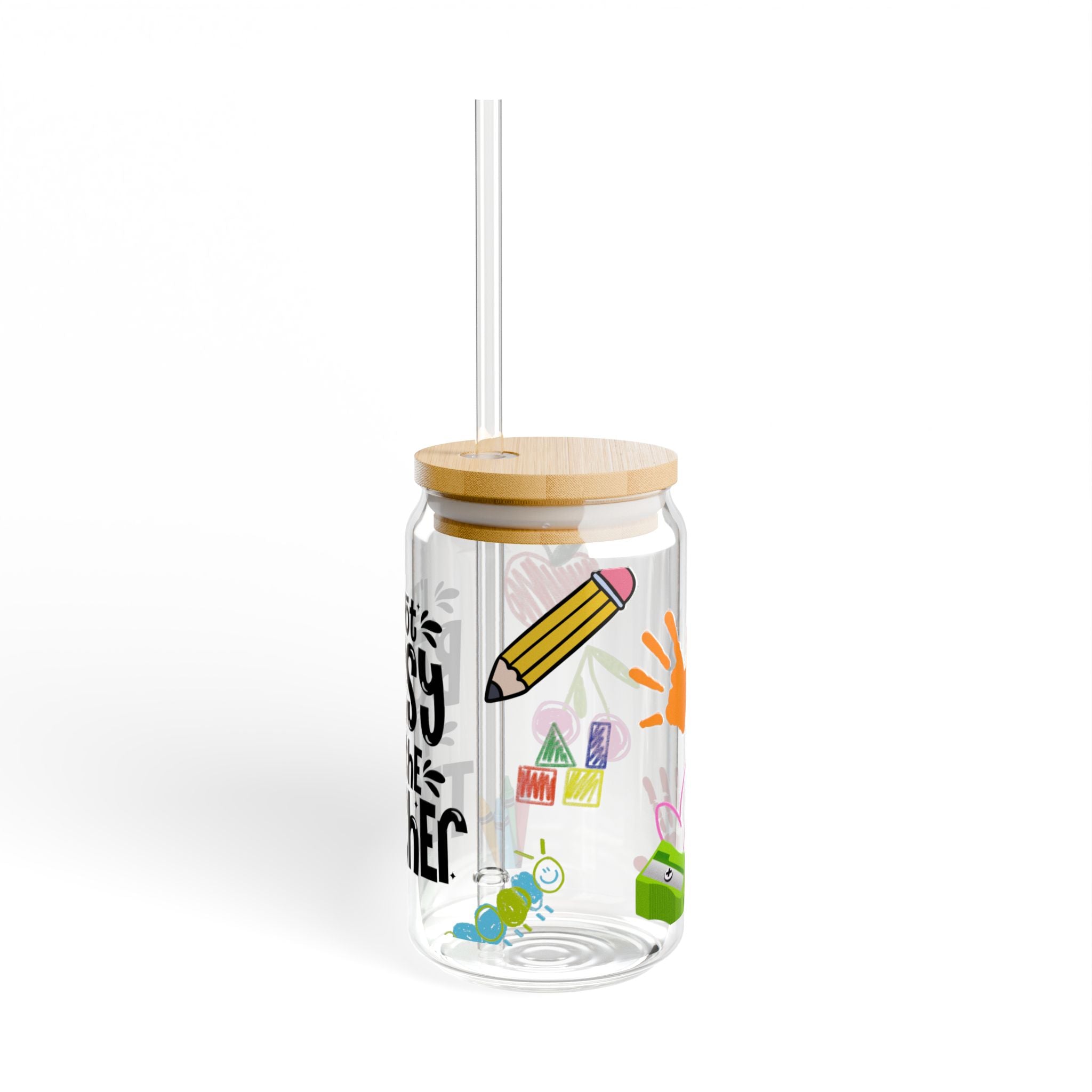 Not Bossy, I AM The Teacher -  Glass Tumbler