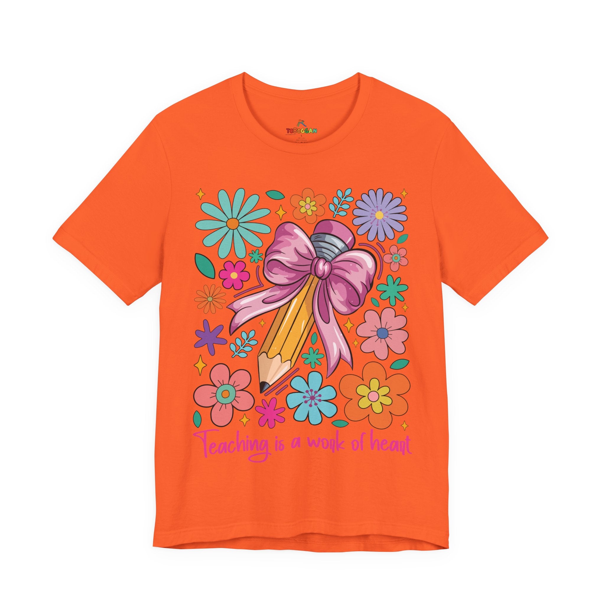 Teaching Is A Work Of Heart - T-Shirt