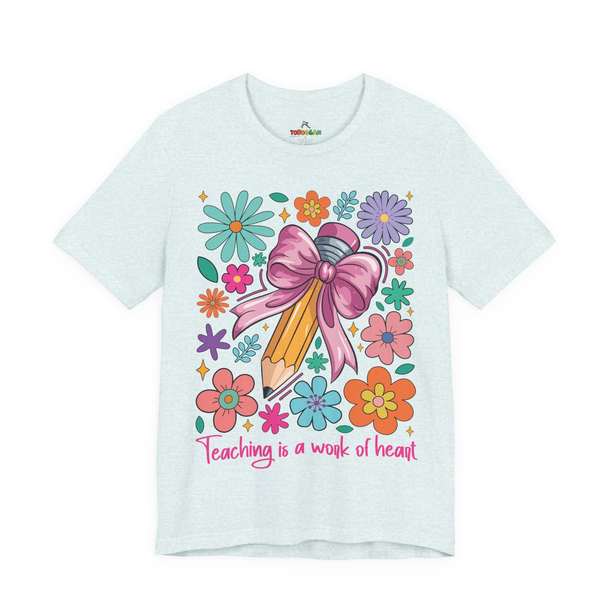 Teaching Is A Work Of Heart - T-Shirt