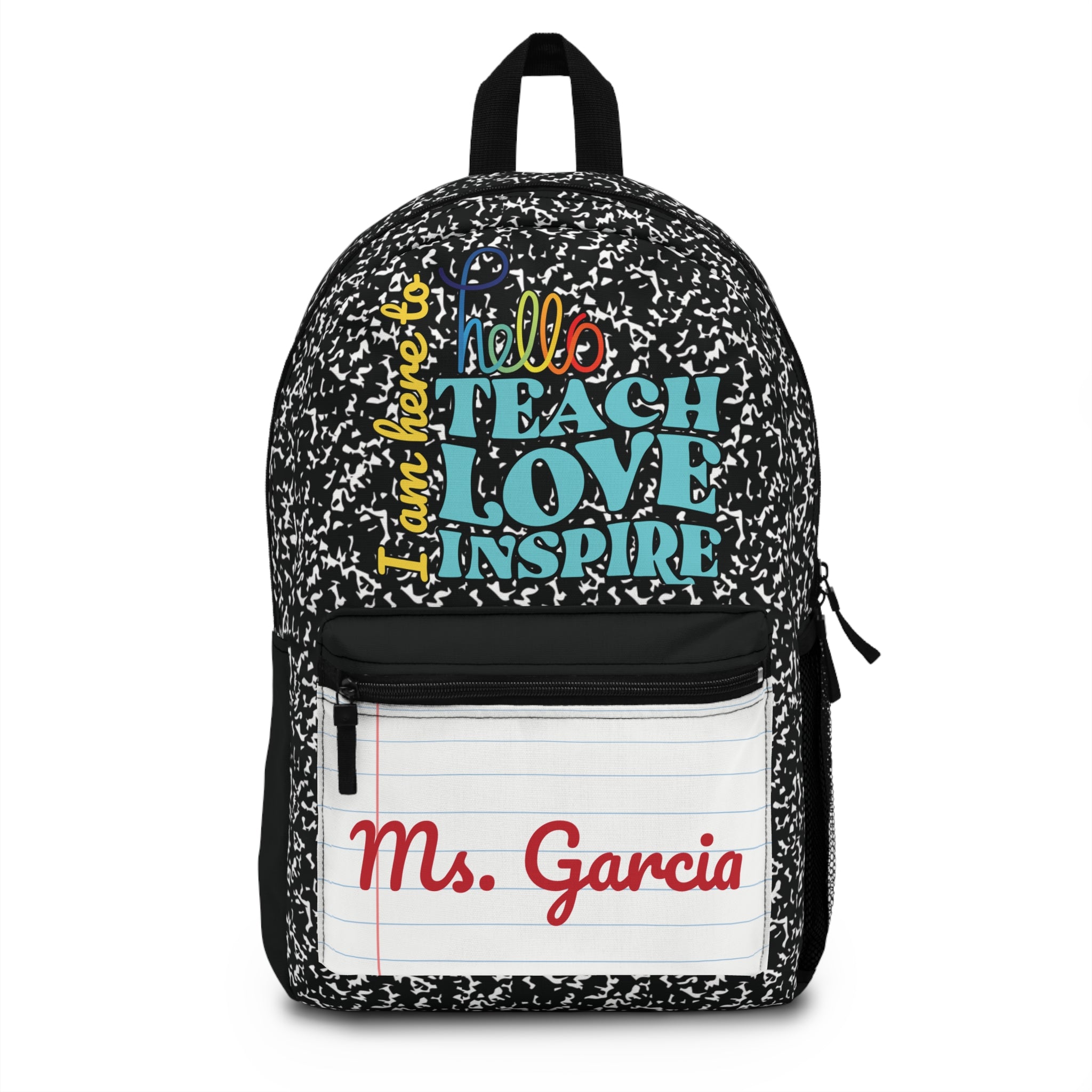 Teach Love Inspire - Black Backpack