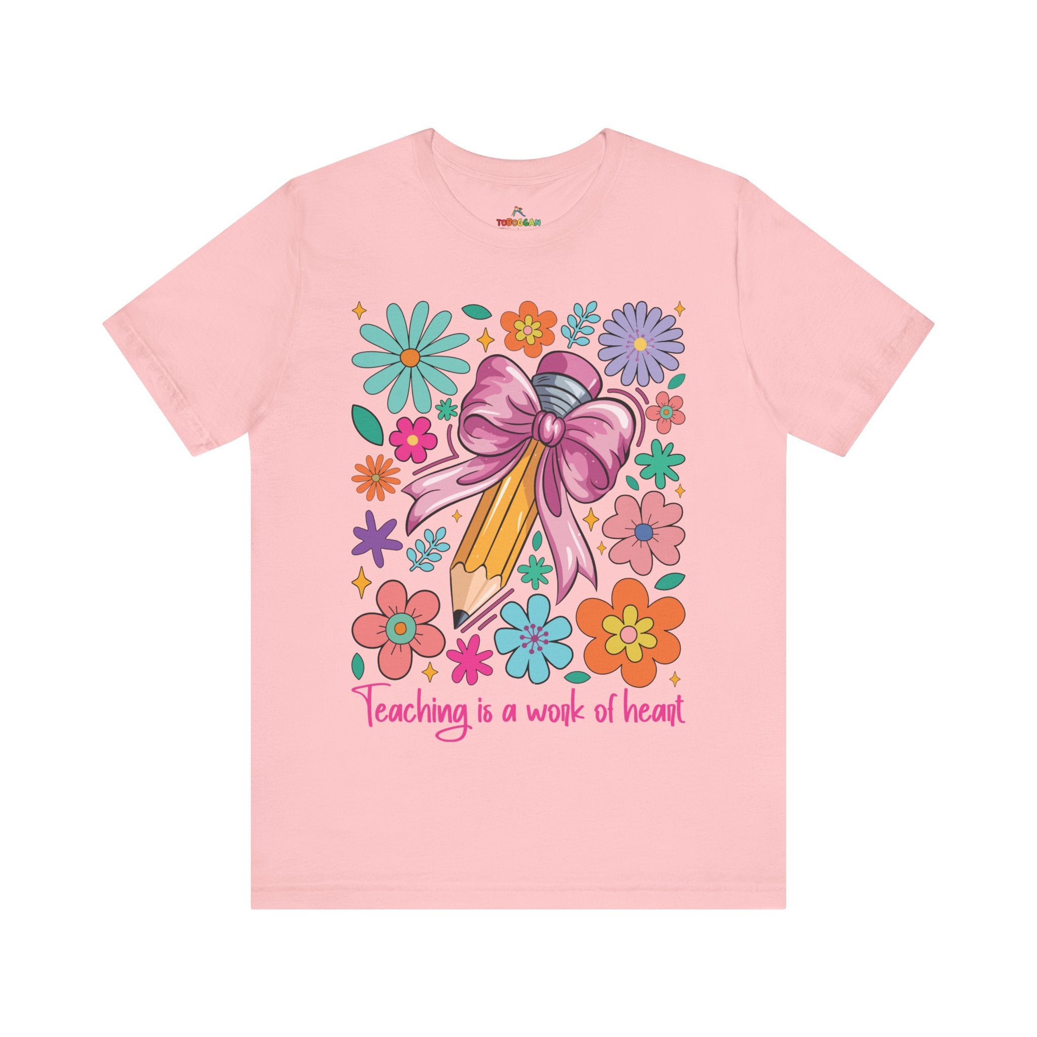 Teaching Is A Work Of Heart - T-Shirt